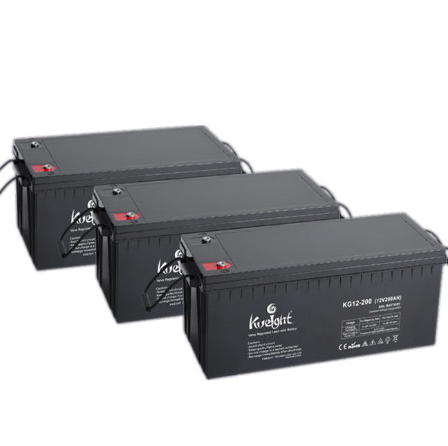Smf深い周期のゲル電池12v 200ah Vrlaの鉛の酸は電池の長い生命を持ち上げる