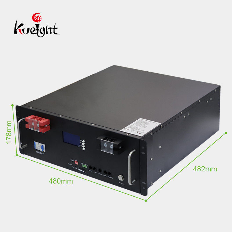 ネットワーク データ部屋のための4U 5Uのリチウム電池 モジュール48v 100ah Lifepo4の太陽電池