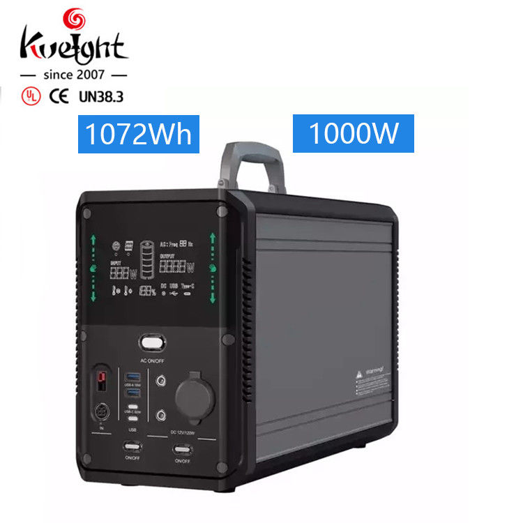 LiFePO4キャンプのための携帯用太陽エネルギー銀行1000w MPPT太陽エネルギーの供給